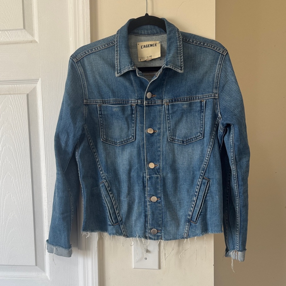 L’AGENCE denim jacket - Picture 1 of 8